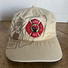 IABPFF Fire Depart Brown Hat Fitted Adult Size OSFM Brown Hat Baseball Cap
