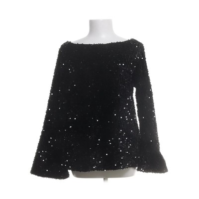 VILA, Bluse, Größe: M, Schwarz, Elasthan/Polyester, Gepunktet, Damen #qmg