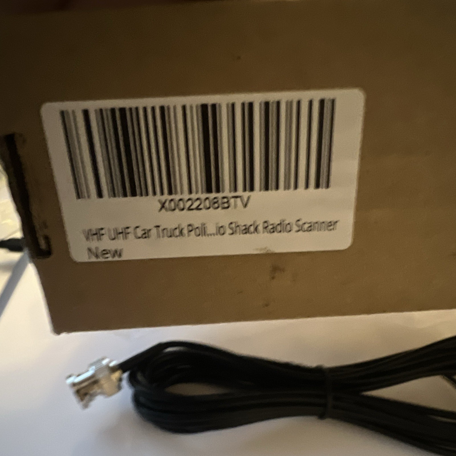 VHF/UHF Mobile/In-Vehicle Radio Antenna Black with Coax Cable (New) image 4