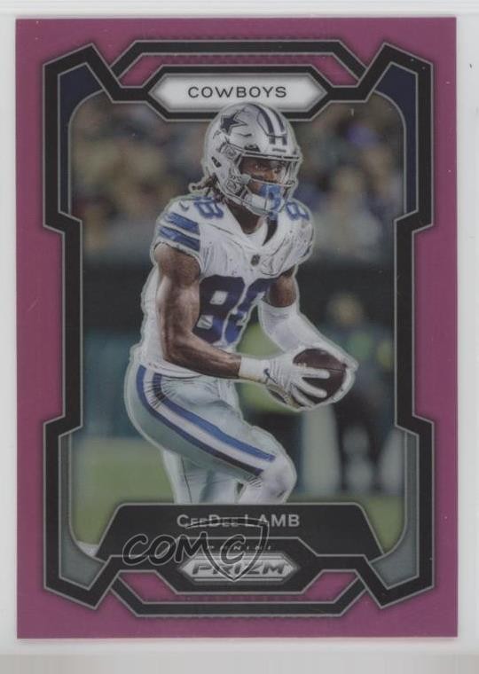 2023 Panini Prizm Pink Prizm CeeDee Lamb #72 0w8