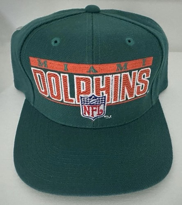 #ad NWT Vintage Miami Dolphins Hat Cap Snapback NFL Pro Line Sports Specialties Bar $55.00