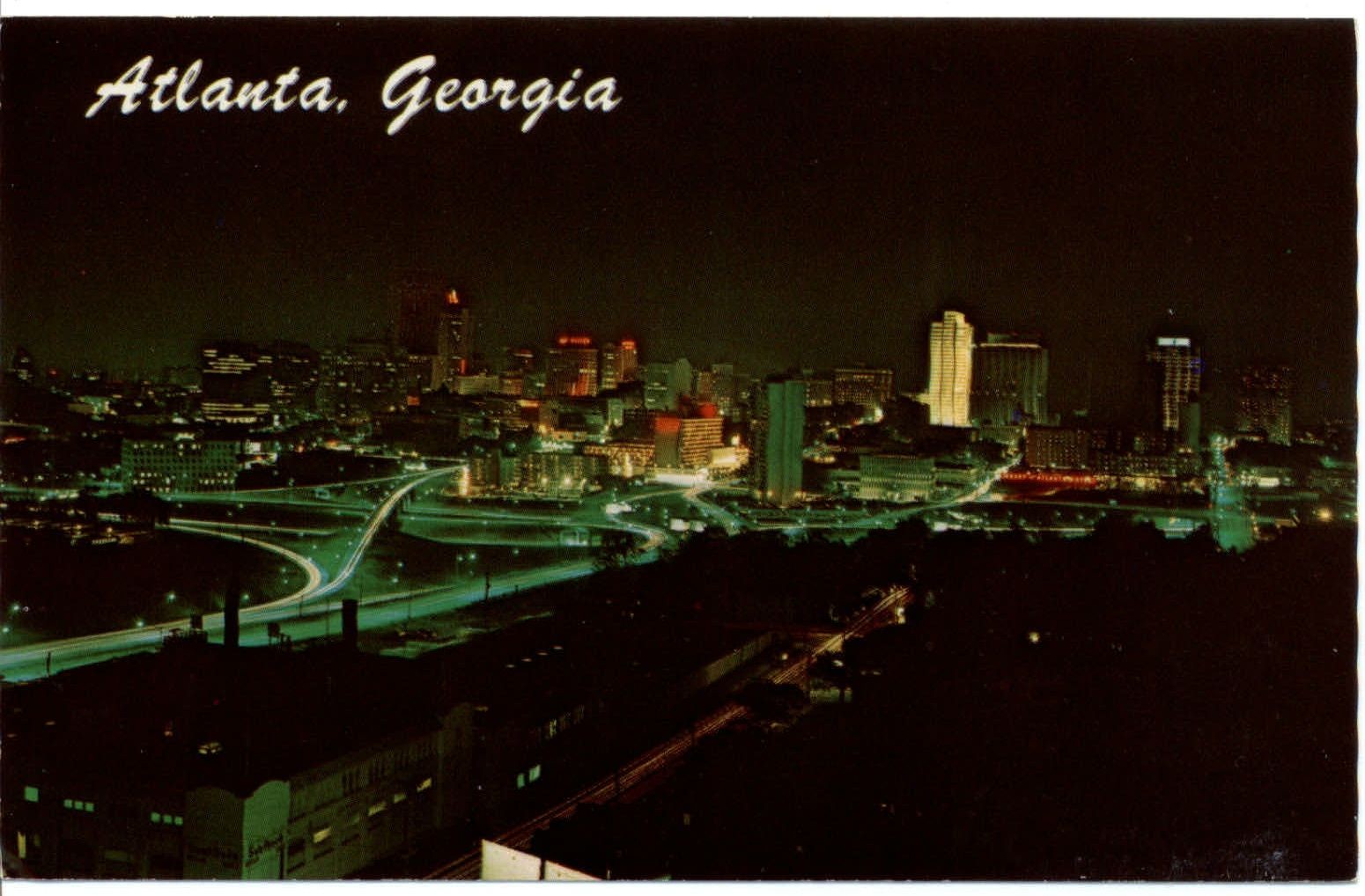 Atlanta Georgia skyline time lapse night ~ Southeastern Photographers Convention
