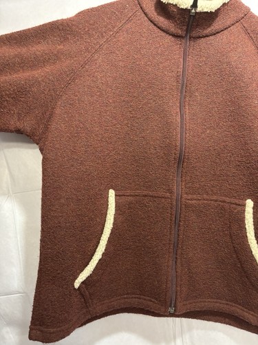 Kuhl Jacke Alfpaca Sherpa Trim Full Zip Gr. Medium Full Zipper Fleece Burgundy - Bild 4 von 8