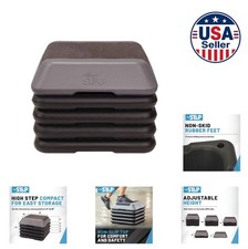 Aerobic Step Platform 16 Inch Wide Adjustable...