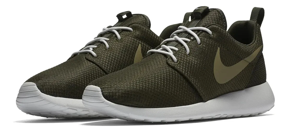 Nike Roshe Run One \'Khaki\' Men\'s Running Shoes Size 9.5 Nike Roshe One - Khaki/White/Oatmeal main image 3