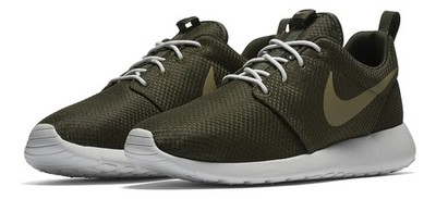 Nike Roshe One Men's Cargo Khaki/White Sneakers 511881 306