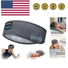 Sleep Headphones Wireless, Bluetooth Sports Headband Headphones with Ultra-Th...