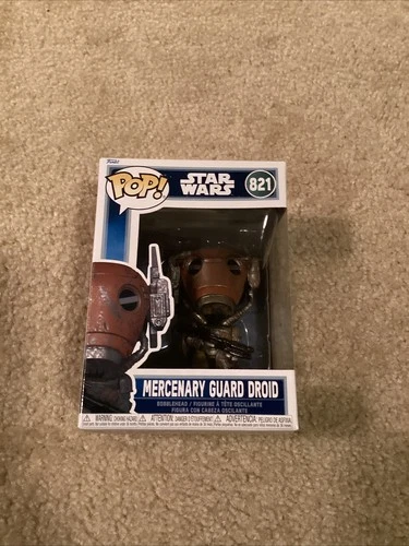 FUNKO POP! MERCENARY GUARD DROID #821~ MINT~ STAR WARS SERIES ~
