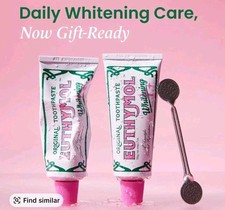 EUTHYMOL Whitening Toothpaste Lot 2 Tubes Plu...