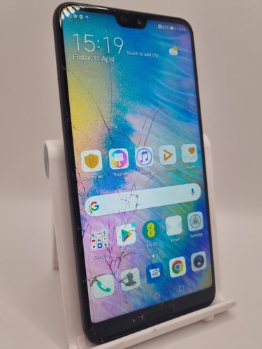 Huawei P20 schwarz entsperrt Dual Sim 128GB 5,8" Android Smartphone gesprungen