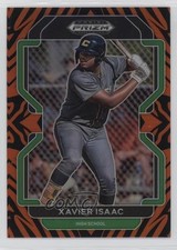 2022 Panini Prizm Draft Picks Tiger Stripes 87/99 Xavier Isaac #PDP29 02ti
