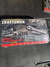Sears Craftsman USA Nos 22pc Socket Set 34788 3/8” Ratchet Sockets SAE Best Case