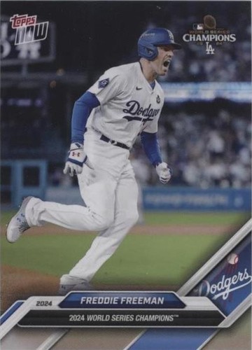 Freddie Freeman 2024 Topps Now MLB World Series Champions #WS-13