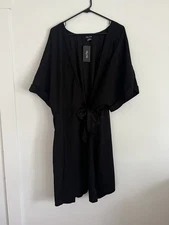 City Chic Dress Women's M/18 Love Affair Black Plus Size Casual Cocktail NWT
