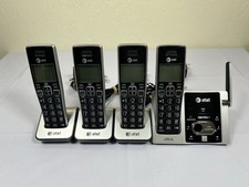 AT T CL82463 4 Handset Cordless Answering System, Home Station 3 Remote