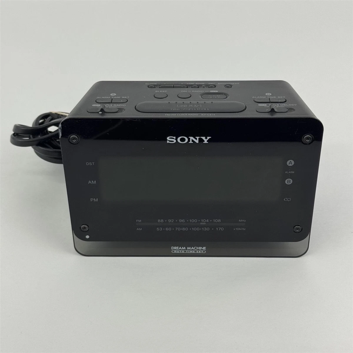 Reloj Despertador Digital SONY Dream Machine Modelo ICF-C414 AM/FM