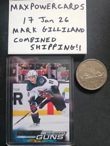 2022-23 UPPER DECK DYLAN GUENTHER YOUNG GUNS #497