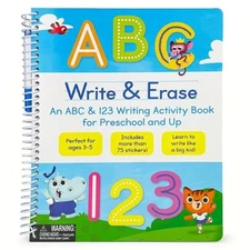 Rufus Downy Write & Erase ABC and 123 (Mixed Media Product) (UK IMPORT)