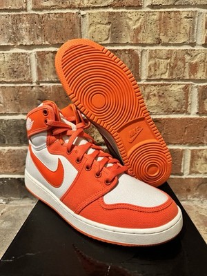 New 10.5 Nike Air Jordan 1 KO AJKO Retro Rush Orange Sail White