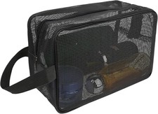 Mesh Shower Toiletry Travel Bag Organizer