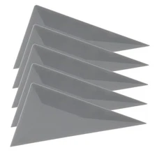 5-Piece Window Tint Tool Kit - Triangle & Contour Squeegees, Card Scraper, 