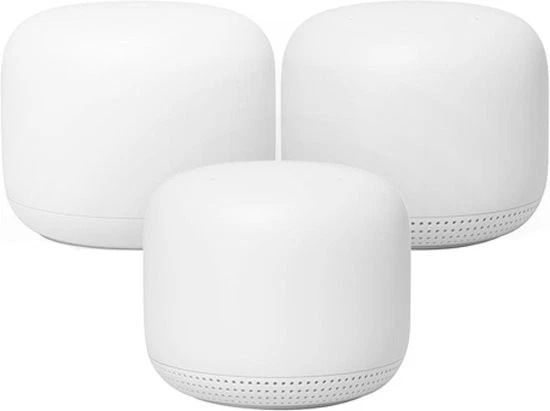 Google Nest Wifi – 1 Router und 2 WLAN-Zugangspunkte – 3er-Pack - Bild 1 von 1