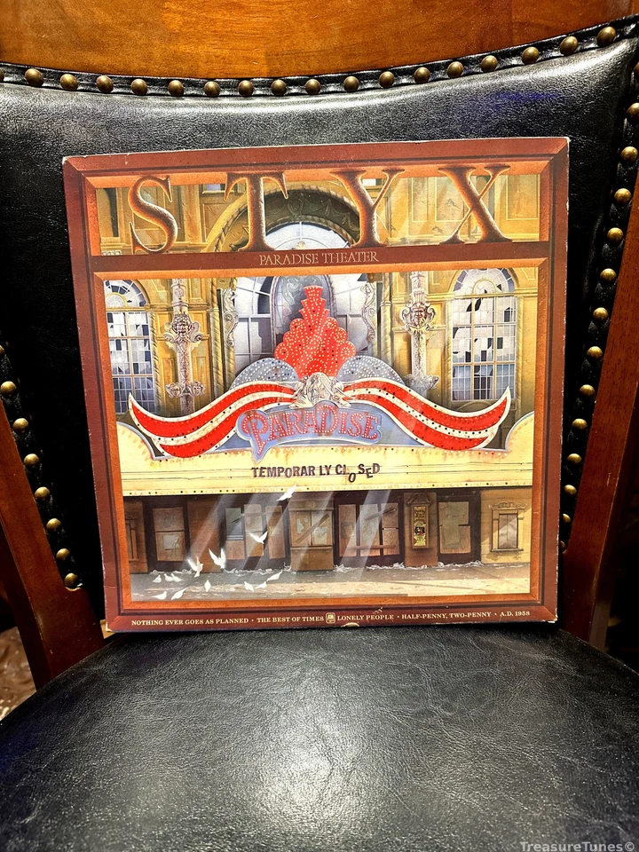 Styx - Paradise Theatre Vinyl LP [1981] SP-3719 - Image 2 of 3