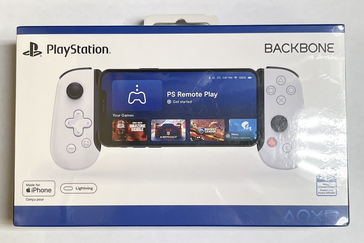スマホアクセサリー PlayStation Backbone Lighting BB-02-W-S