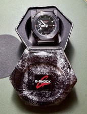Casio G-SHOCK GM-2100 CB Black Metal Case Fabric Strap Analog & Digital G SHOCK 