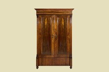 1880er Kleiderschrank ANTIK Gründerzeit Nußbaum VINTAGE Schrank von 1880