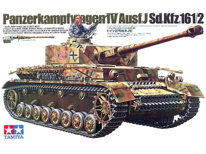 Tamiya Panzer IV Ausf.J 1/35 maquette char allemand WWII kit modélisme militaire 35181