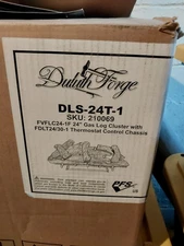 Duluth Forge DLS-24T-1 24" Decorative Gas Log Insert with Thermostat Control
