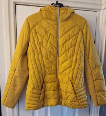 Next yellow shower resistant jacket size 12 new with tags UK