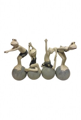 Set of 4 - Seaside Frogs (1)
