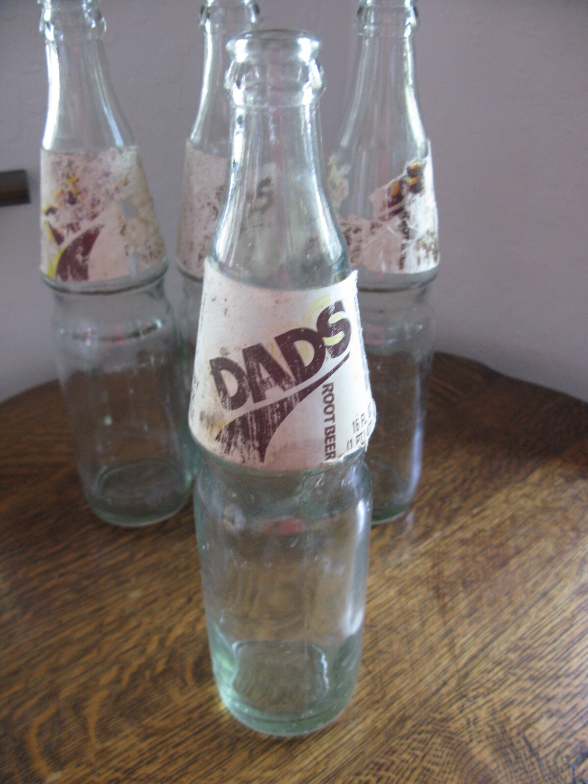 Vintage Dads Root Beer Soda Pop Bottles 16oz Return for Deposit Paper ...