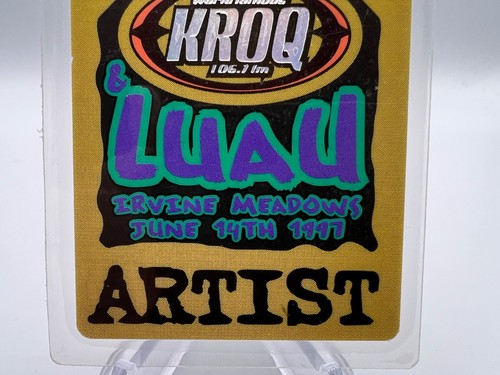 KROQ FM 5th Annual Weenie Roast & Luau 1997 ARTIST Access Laminate - Picture 4 of 8