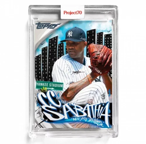 Topps Project 70 Card 171 - CC Sabathia by King Saladeen - PR 1332!