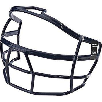 Rawlings Softball Batters Helmet Faceguard Mask Black SBRWG FAST SHIP! D36 - Picture 1 of 1