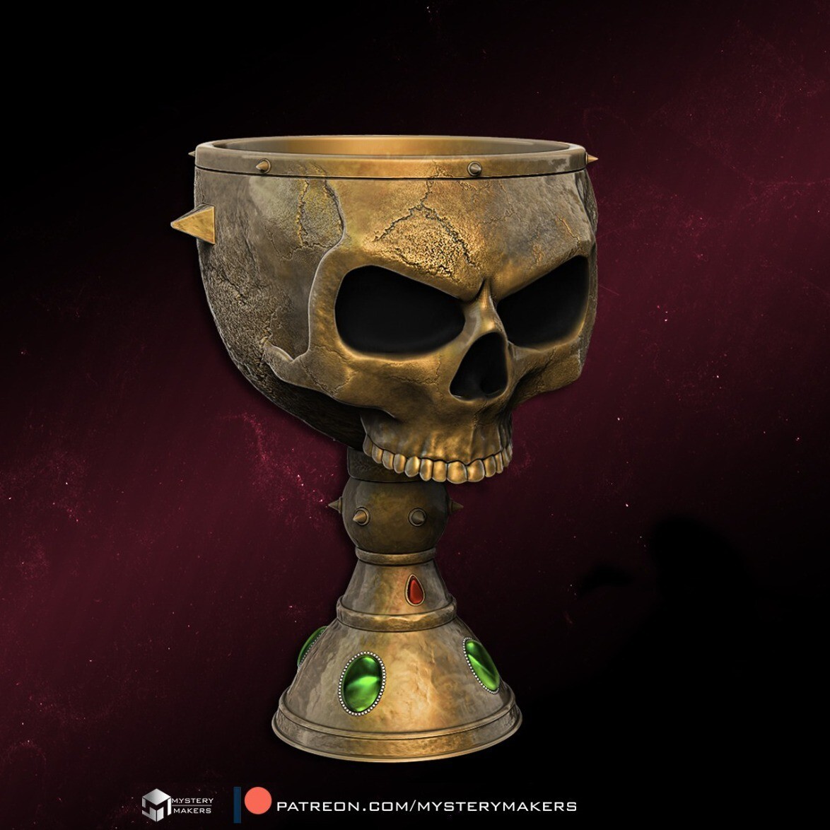 The Red Grail Replica Prop 1:1 (Painted)