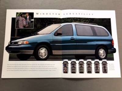 1997 Ford Windstar Van 16-page Original Sales Brochure Catalog | eBay