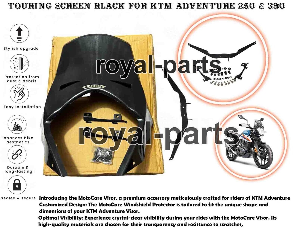 TOURING SCREEN, BLACK