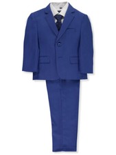 Kids World Boys' 5-Piece Suit - royal blue, 4