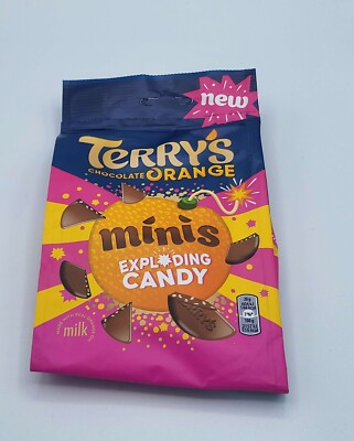 1 x 105 g Terry's Chocolate Orange Minis explodierende Süßigkeiten - KOSTENLOSER VERSAND UK LAGERBESTAND