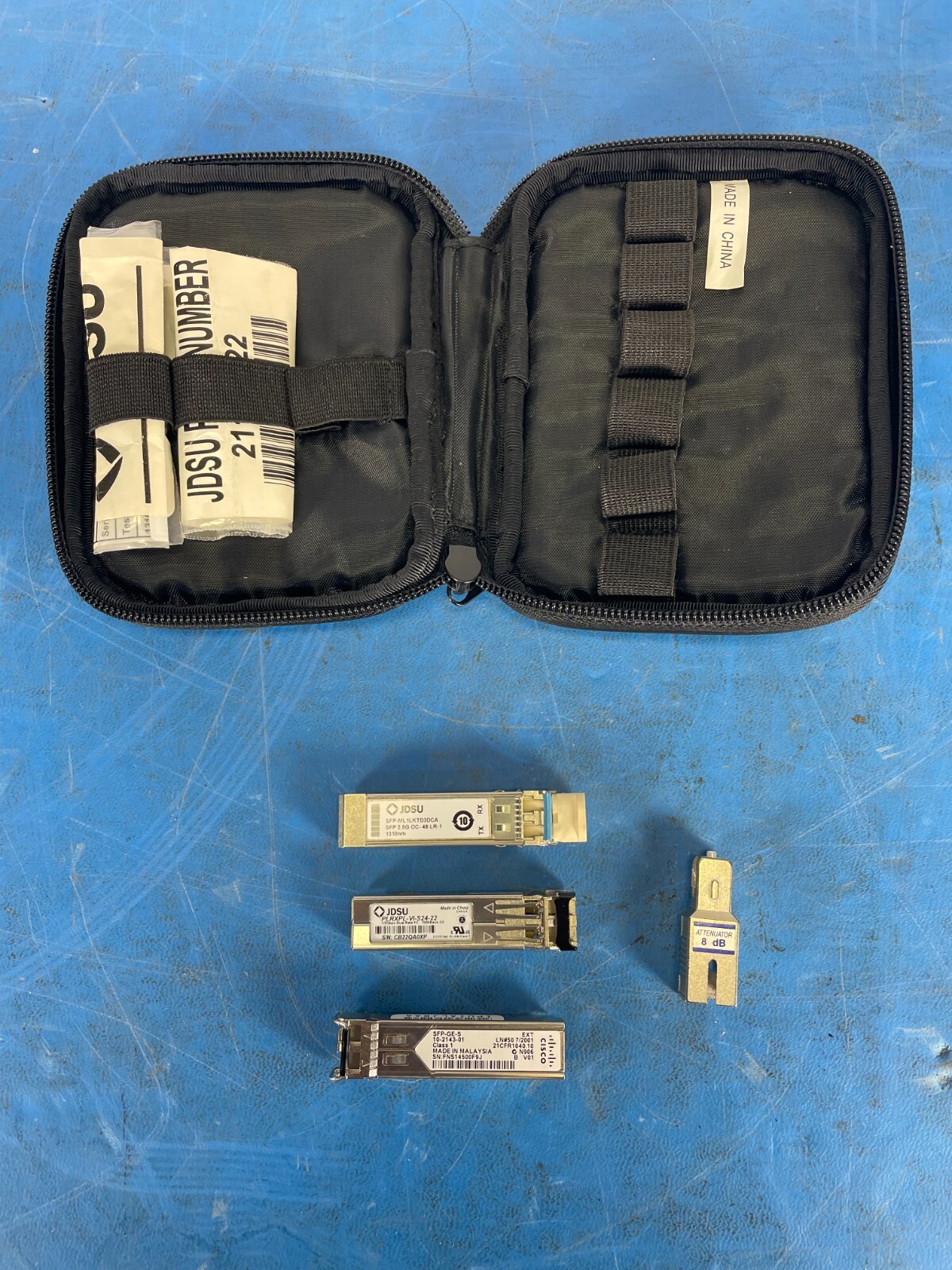 JDSU SFP/XFP Kit w/ PLRXPL-VI-S24-22 ; SFP-ML1LKTD3DCA ; Cisco SFP-GE-S ...