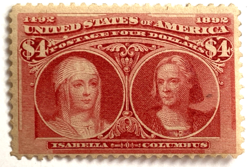 US Scott 1893 244 $4 NH Columbian Expo PSE - Picture 2 of 3