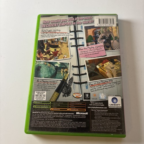 Playboy The Mansion Microsoft Xbox Game - Original X-Box Pal - Picture 2 of 3