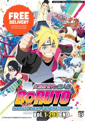 DVD Anime Boruto: Naruto Next Generations Complete TV Series Vol. 1-293 Eng Dub