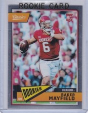 BAKER MAYFIELD ROOKIE CARD 2018 Classics Optic Football Sooners TB BUCS RARE RC!