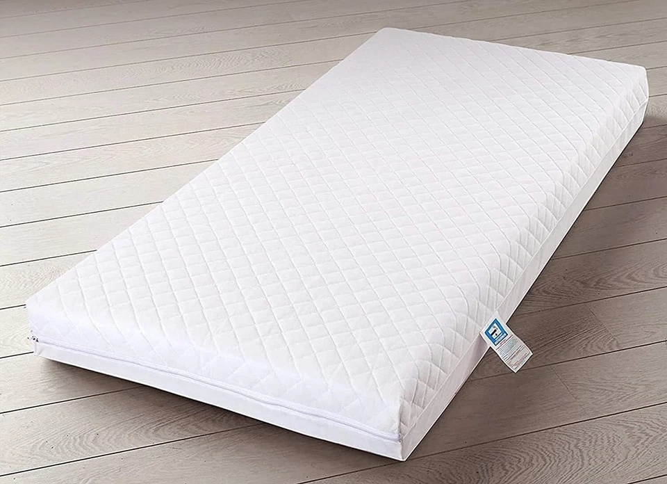 MotherPlus Waterproof Baby Toddler Cot Bed Mattress + Zipped & Removable Cover - Image 3 of 4
