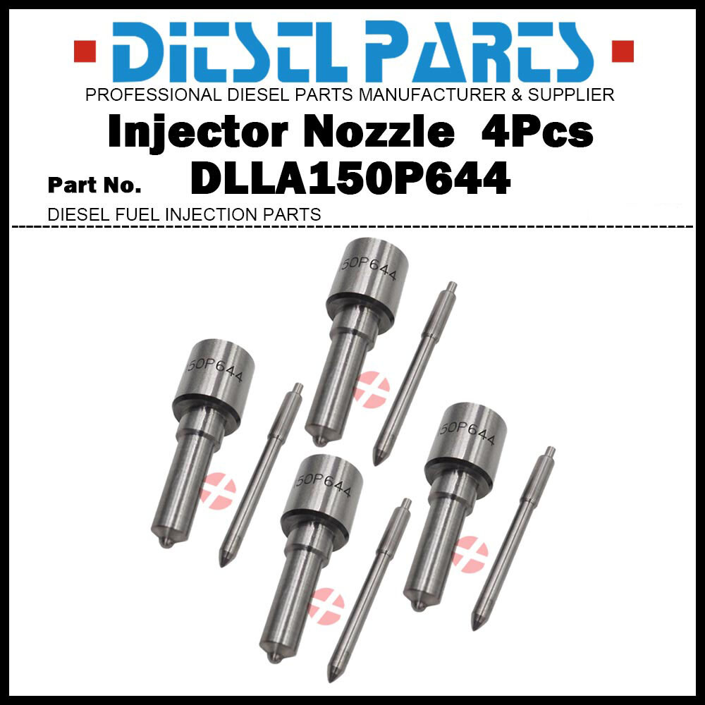 4Pcs Fuel Injector Nozzle DLLA150P644 for TOYOTA Dyna Toyoace 15B